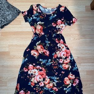 Floral boutique dress
